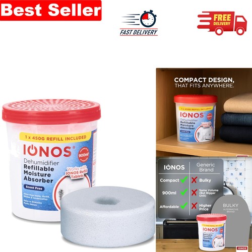 Ionos 900ml dehumidifier - ionos,