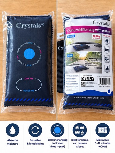 Crystals dehumidifier bag - crystals, &
